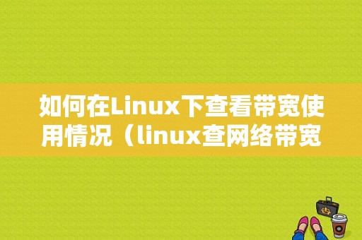 如何在Linux下查看带宽使用情况（linux查网络带宽占用）-图1