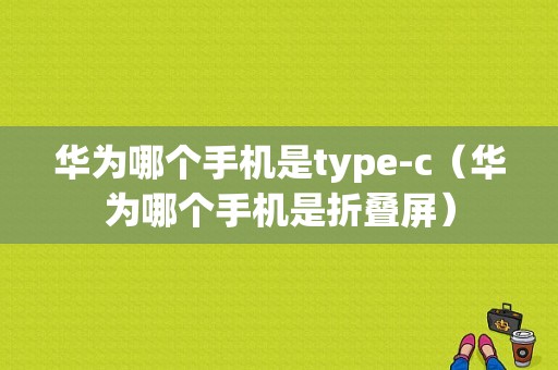 华为哪个手机是type-c（华为哪个手机是折叠屏）-图1