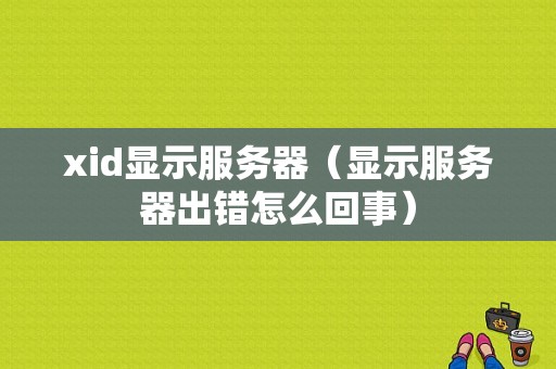 xid显示服务器（显示服务器出错怎么回事）