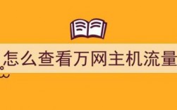 关于怎么查看万网主机流量的信息