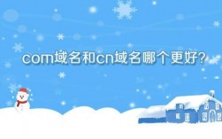 域名com（域名com好还是cn好）