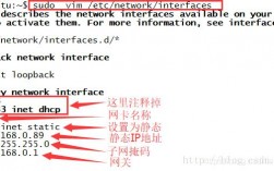 linux怎么为网卡配置静态IP地址（linux怎么为网卡配置静态ip地址和动态）