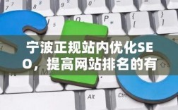 宁波seo如何提高网站排名,宁波seo优化的重要性（宁波seo网站排名优化公司）