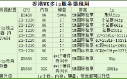 香港服务器租用价格（香港服务器多少钱一个）