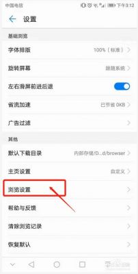 华为默认浏览器设置（华为默认浏览器设置在哪里手机）-图1