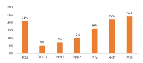 华为的市场份额（华为的市场份额变化）-图1