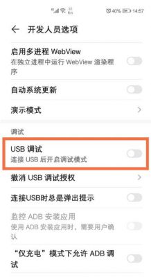 华为手机usb调试自动关闭（华为手机usb调试老自动关闭）-图1