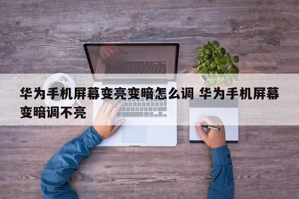 华为手机暗屏（华为手机暗屏故障怎么解决）-图1