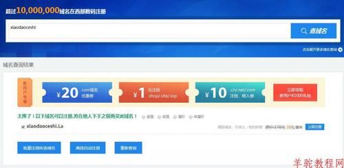 la域名哪里能买到（域名从哪买）-图1