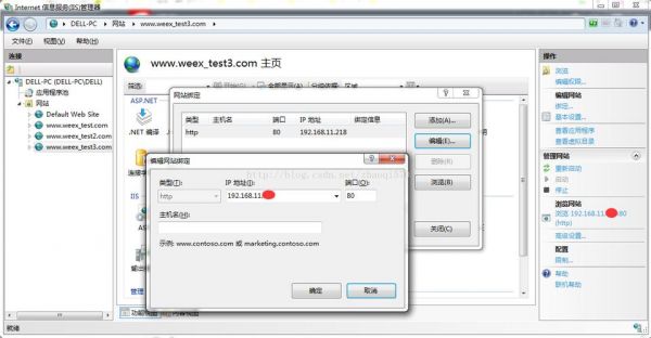 iis绑定域名并解析（iis绑定主机名后解析不出）-图3