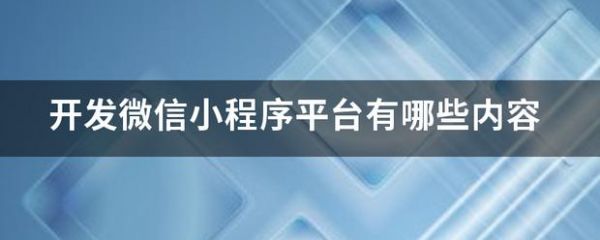 哪里的武汉微信小程序开发的简单介绍-图3