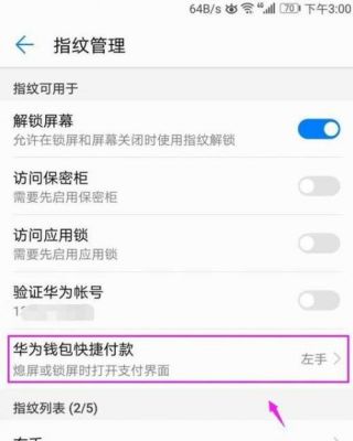 华为手机指纹支付功能（华为手机指纹支付设置在哪里）-图2