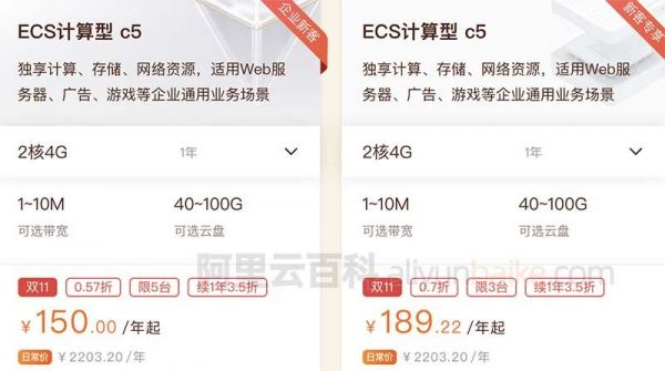 阿里服务器一年多少钱（阿里服务器年费）-图1