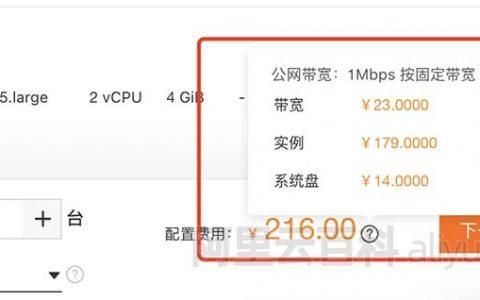 阿里服务器一年多少钱（阿里服务器年费）-图2