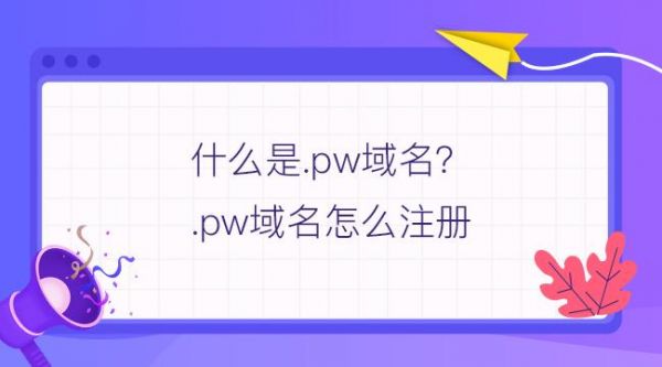 pw域名在哪里注册（pi域名注册）-图1