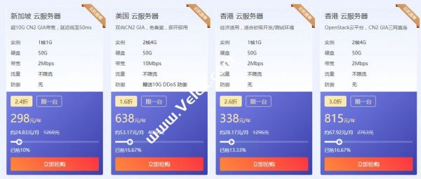 云服务器1折（云服务器价格对照表）-图2