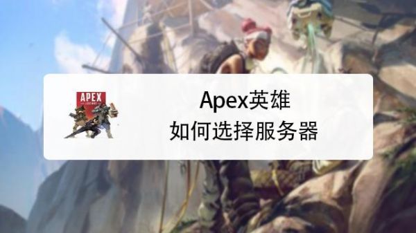 服务器够怎么选（apex服务器怎么选）-图2