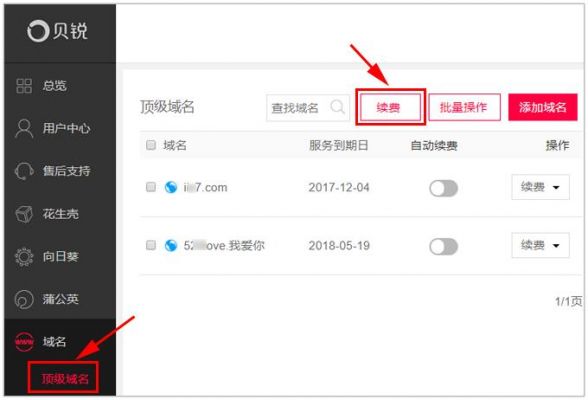 官网域名怎么续费（官网域名怎么续费会员）-图3