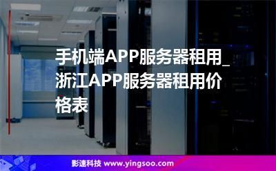 app要租服务器吗（APp服务器）-图1