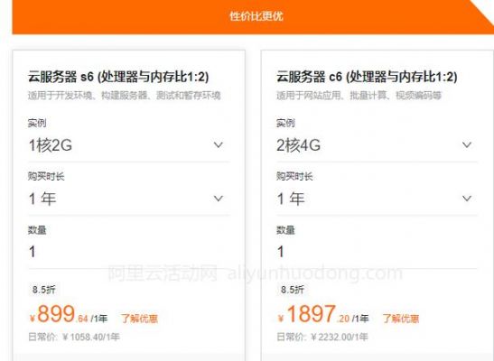 阿里云服务器价格（阿里云服务器价格配置）-图1