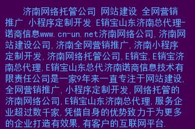 济南网站制作哪里便宜（济南网站制作方案）-图3