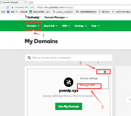 godaddy域名不能访问（godaddy买的域名怎么解析）-图3