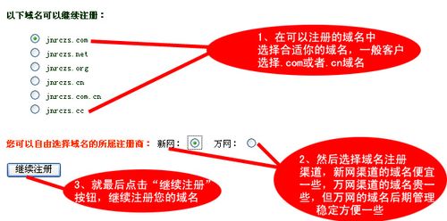 新网域名注册（新网域名注册流程）-图2