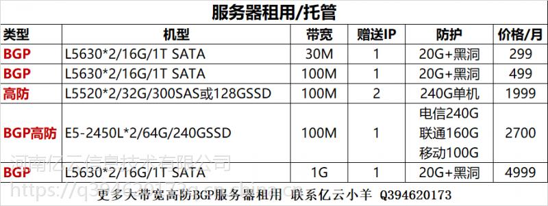 bgp服务器价格（bgp服务器托管）-图3