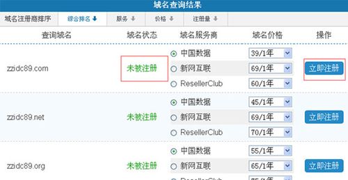 中国数据域名注册（中国域名怎么注册）-图1