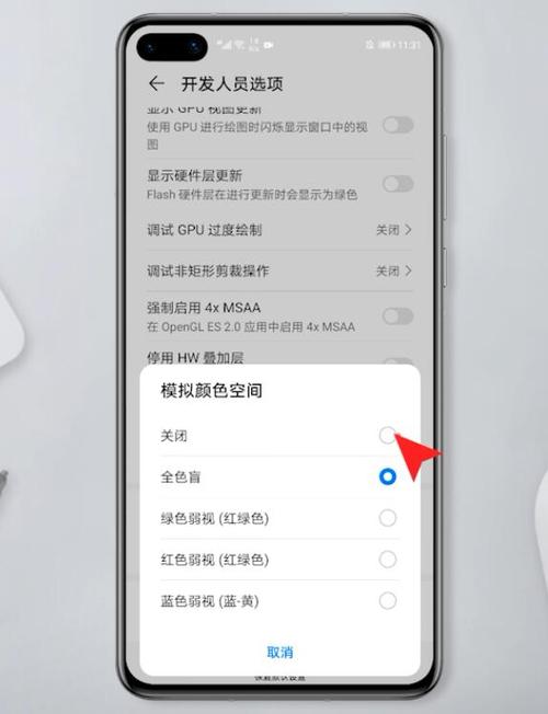华为手机颜色（华为手机颜色变成黑白色怎么调回来）-图1