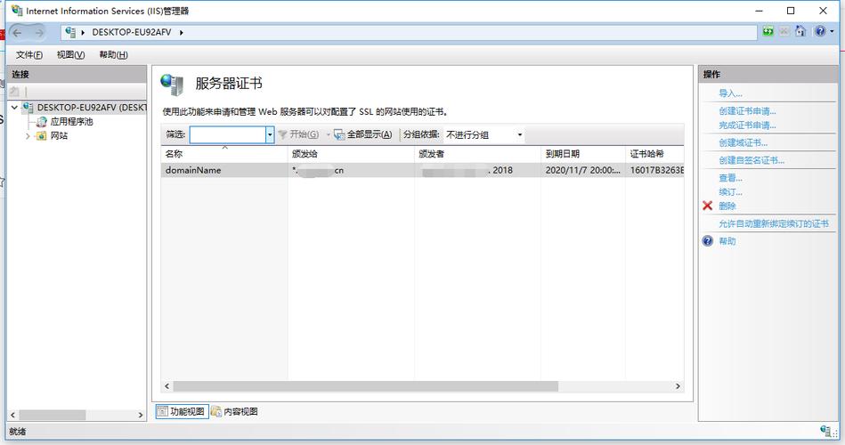ssl证书服务器安装（iis ssl证书安装）-图1