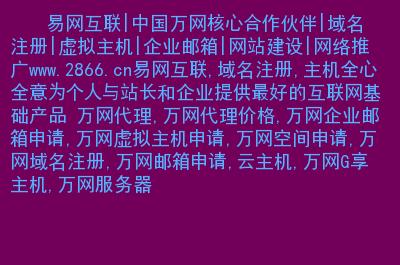 易网域名注册（网易域名管理网站）-图3