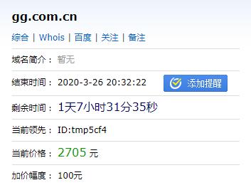gg域名续费（gg域名多少一年）-图3