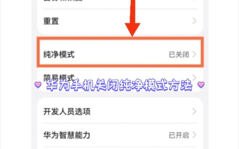 华为4.（华为40关闭纯净模式怎么关闭）-图1
