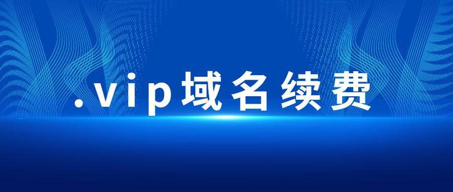 vip域名续费（域名 续费）-图1