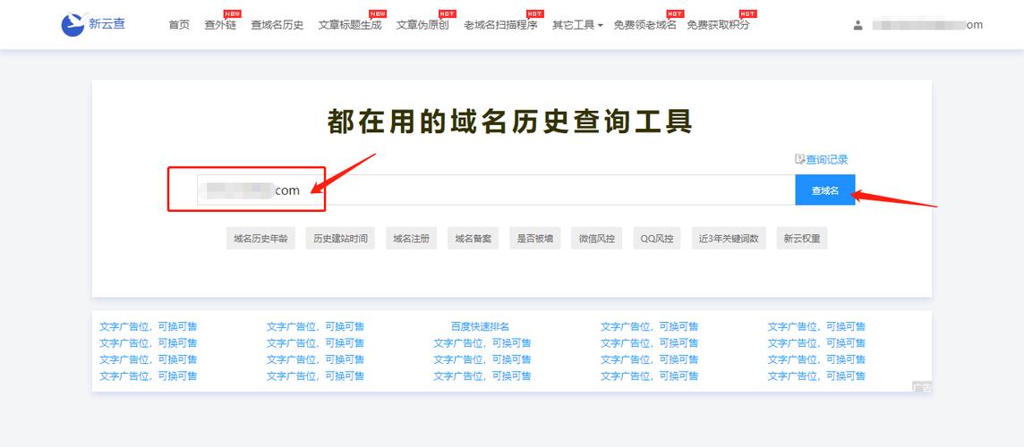 域名怎么查看时间（查看域名历史）-图1
