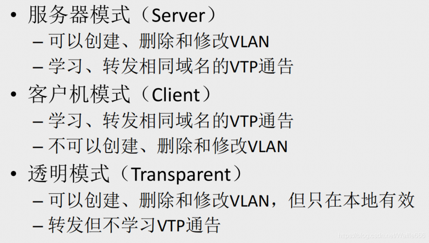 VTP模式分哪几种，他们是如何工作的，VTP的三种模式-图2