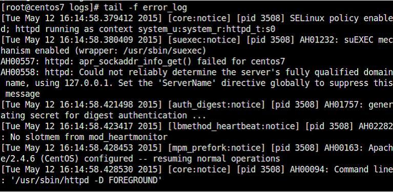 linux服务器网页出现404，云服务器的apache错误日志在什么位置打开-图1