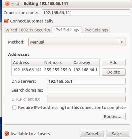 Ubuntu系统设置IP地址、网关、DNS（ubuntu中怎么配置多个IP)-图3