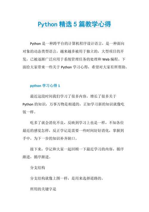 python实训心得体会800字-图1