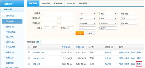 注册的域名怎么泛解析（网站中怎么进行域名的解析)-图1