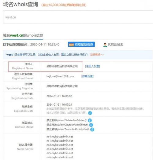 怎么查域名的持有者（怎么查域名的持有者信息）-图2