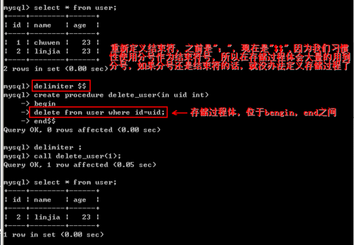 MySQL存储过程怎么理解（mysql存储过程在定义时 约束是in)-图2