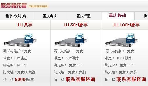 重庆双线服务器租用多少钱（重庆双线服务器租用多少钱一个月）-图2