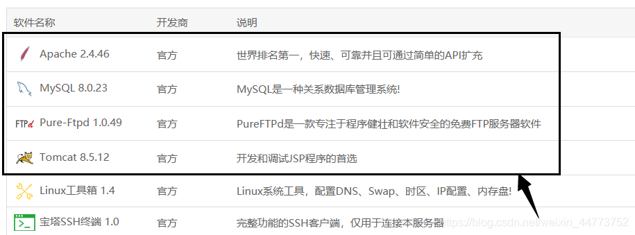 怎么用宝塔部署web项目，宝塔怎么添加两个数据库连接-图2