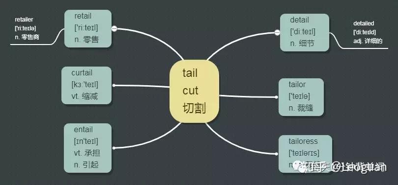 tail词根为什么是切（tain作为词根）-图3