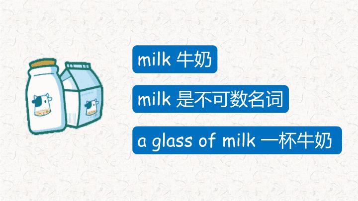 milk为什么会拼写错误（请问water、meat、milk、paper,为什么是不可数名词)-图3