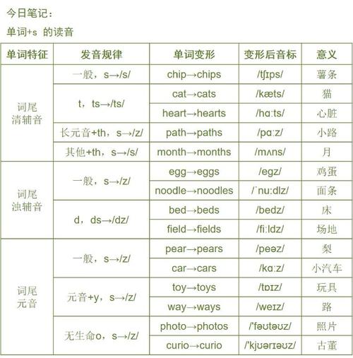 为什么英语中t读成ts的音（英语词尾发音s和z的规则)-图1