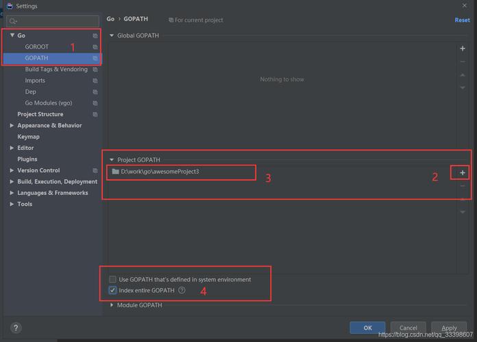 如何在Goland中设置Go语言开发环境（goland 设置gopath）-图1