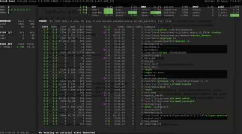 用Python实现Linux系统监控和报警（python监控linux进程）-图1